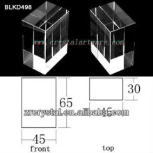 K9 Кристалл для 3D лазерная гравировка BLKD498 пустой